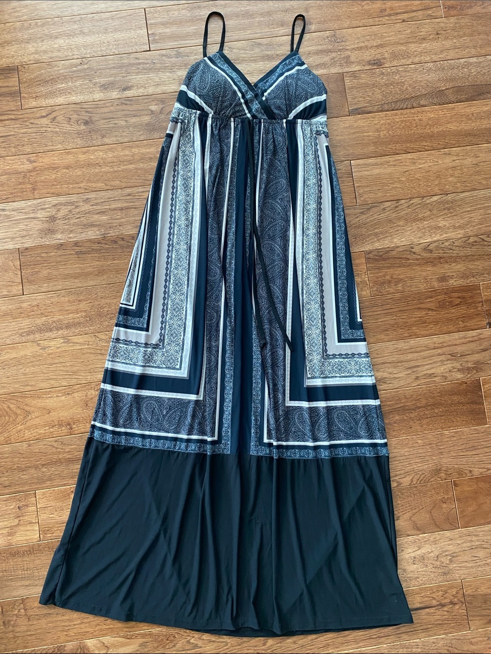 INC International Concepts “Dream” illusion scarf Maxi Dress